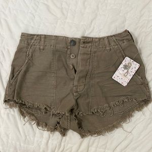 New Free People Beige Shorts